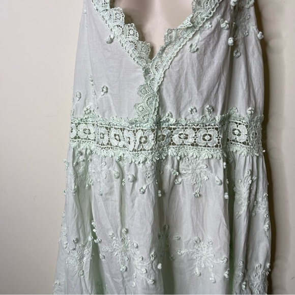 BY MALINA Mint Green Issa maxi dress sz M - Picture 10 of 12